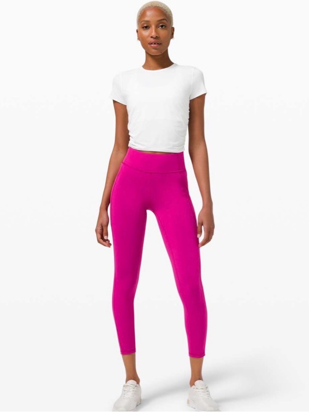 EUC Lululemon Invigorate High-Rise Tight 25" Ripened Raspberry Leggings Size 4